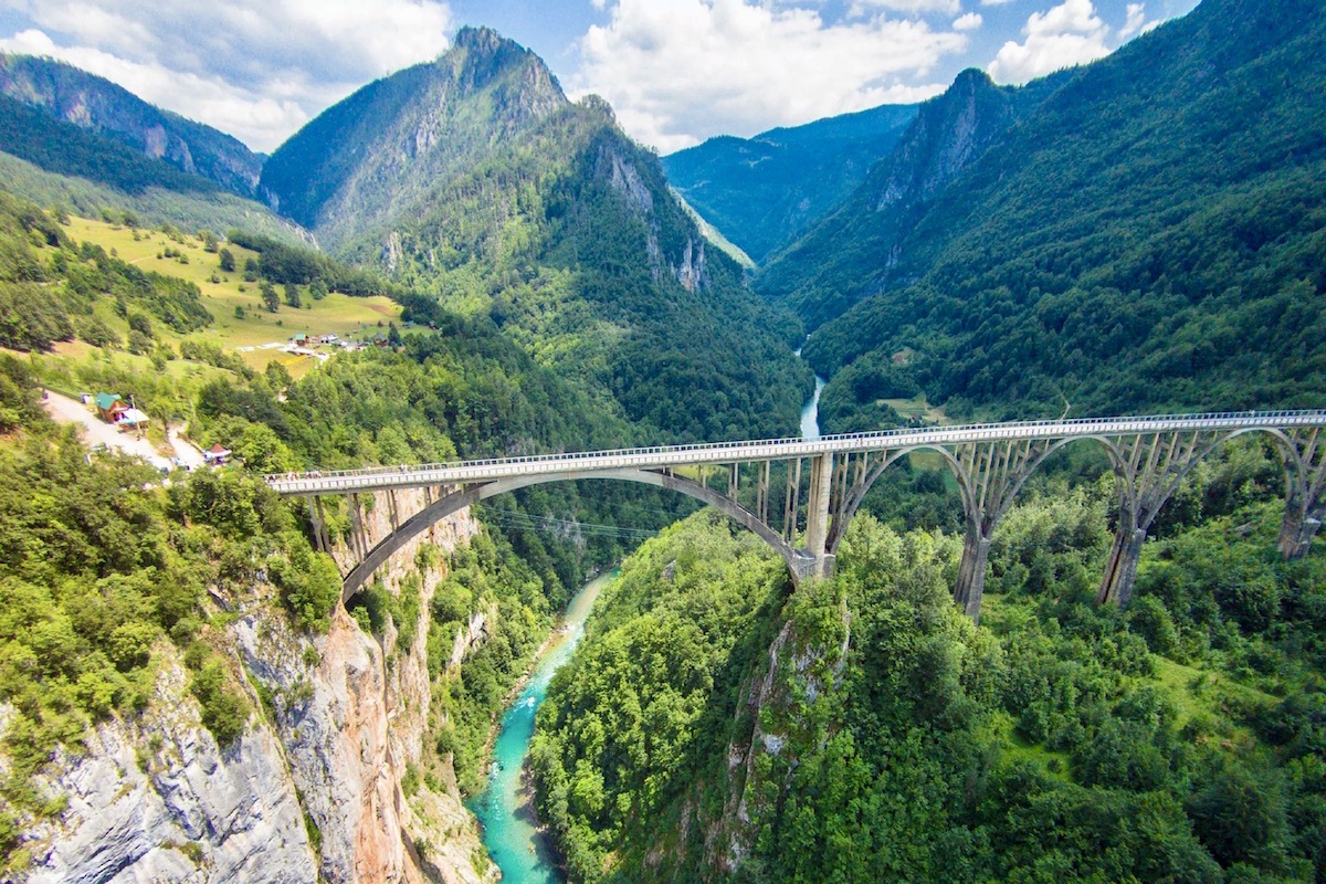 Đurđevića Tara Bridge Over Tara River